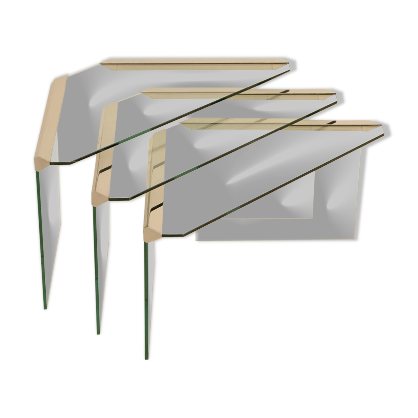 Trundle tables by Pierangelo Gallotti for Gallotti & Radice 70's