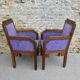 Pair of oak armchairs, Amsterdam School, 1930s