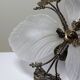 Vintage 1980s-90s Hollywood Regency Art Deco Bronze Mariner Seashell Chandelier