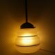 Suspension in brass and opaline country based 1960s/1970s