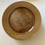 Fish plates Set of 12 Sarreguemines Digoin