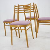 Ensemble de quatre chaises par Interier Praha, 1970, Tchécoslovaquie