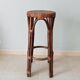 Vintage rattan high stool 60s/70s