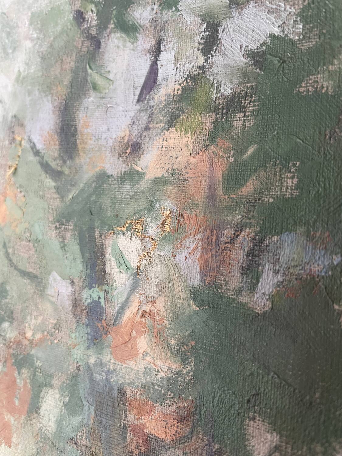 Huile sur toile début XXeme