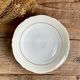 4 Limoges porcelain flat plates LEGRAND France