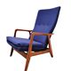 Fauteuil lounge inclinable à dossier haut "Rock Siësta" par A. Relling et T. Bekken Arnestad Bruk, Norvège 1957