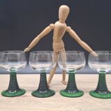 Set of 4 Roemer wine glasses