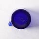 Cobalt Blue Glass Carafe: Vintage Italian Pitcher, Serafino Zani