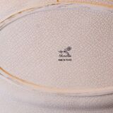 Large white dish in Charolles earthenware