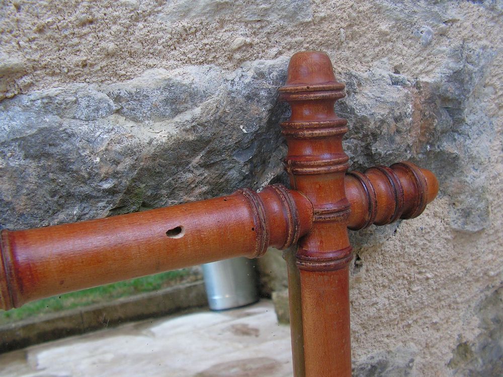 1930 bamboo mirror - 62 x 47 cm