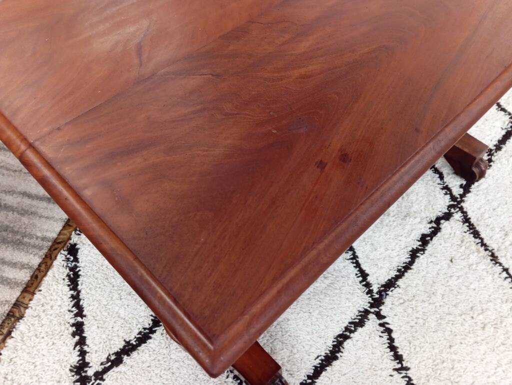 Regency mahogany console desk 19th century