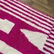 Traditional handwoven beni ourain rug size 1.4/2.6 m
