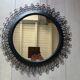 Miroir ancien en fer forgé Chaty Vallauris