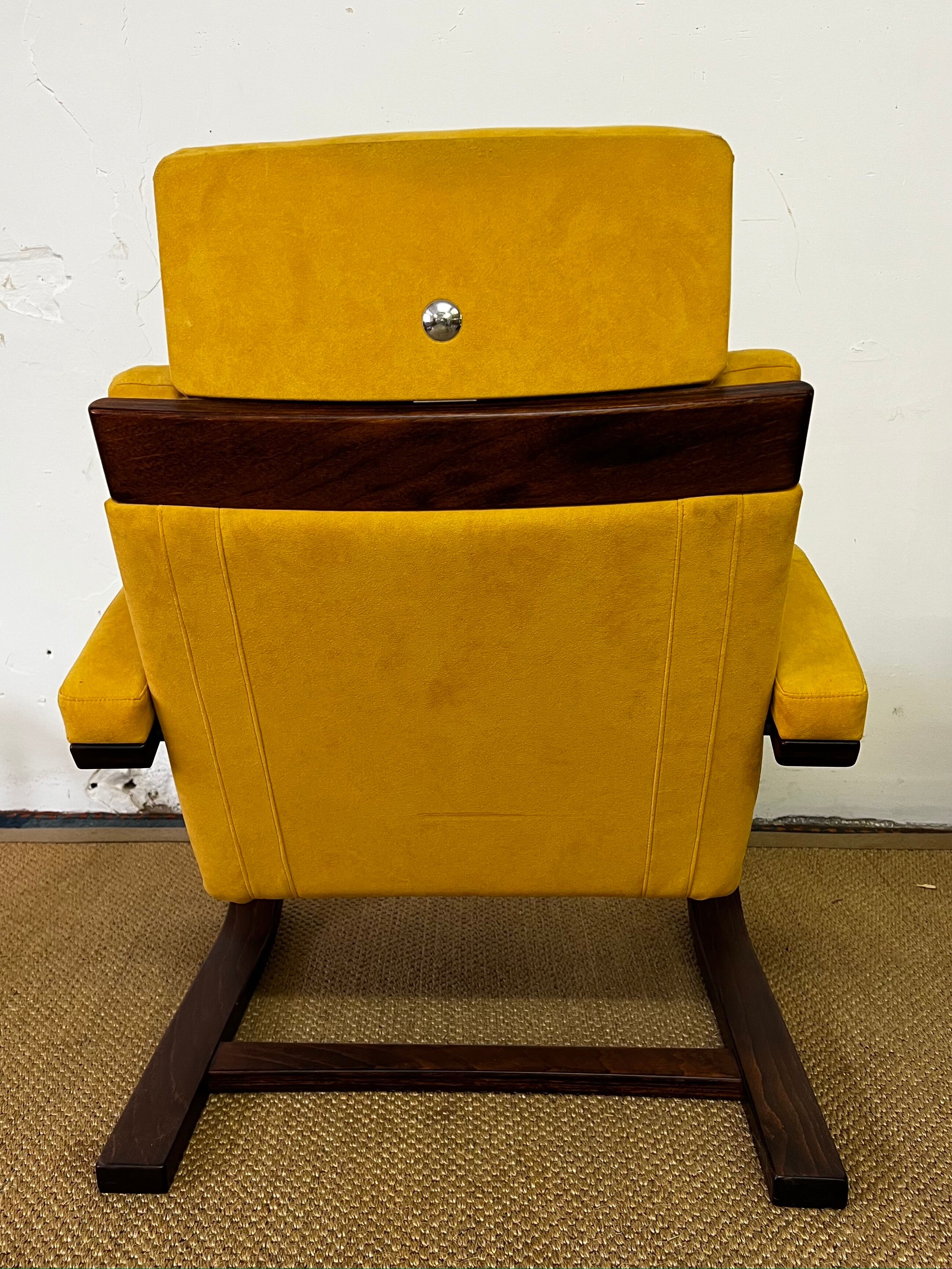 Nelo sweden vintage scandinavian leather armchair