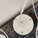 Set of three glass pendant lights of Scandinavian origin