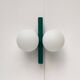Mid-century German space age wall lamp by Kaiser Idell / Kaiser Leuchten.