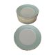 Set of 12 flat plates Orchies Nord "Callisto"
