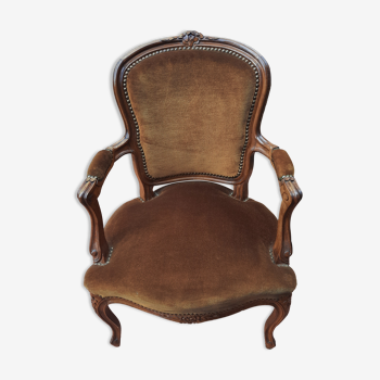 Fauteuil style voltaire