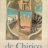 Affiche giorgio de chirico alexandre iolas sergio tosi milano new york