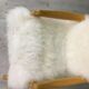 Vintage Sheepskin Fluffy Rocking Chair by Ton