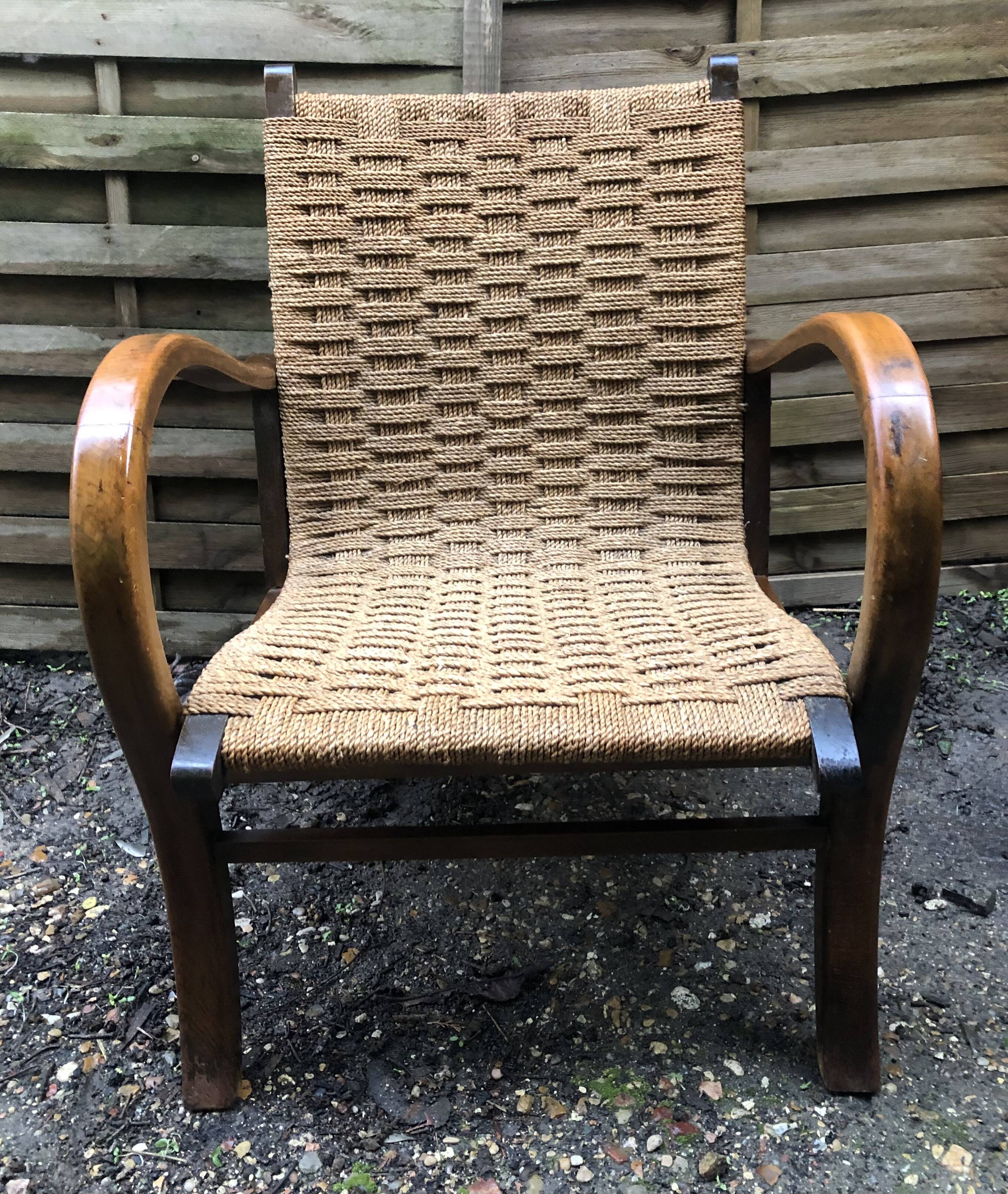 Art Deco armchair Erich Dieckmann 1930s/40s Bauhaus