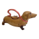 Dachshund zoomorphic teapot - Japanese glazed ceramic