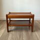 Table basse en teck, années 80