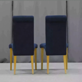 6 velvet chairs 1970