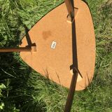 Tripod table end of sofa formica vintage 60s