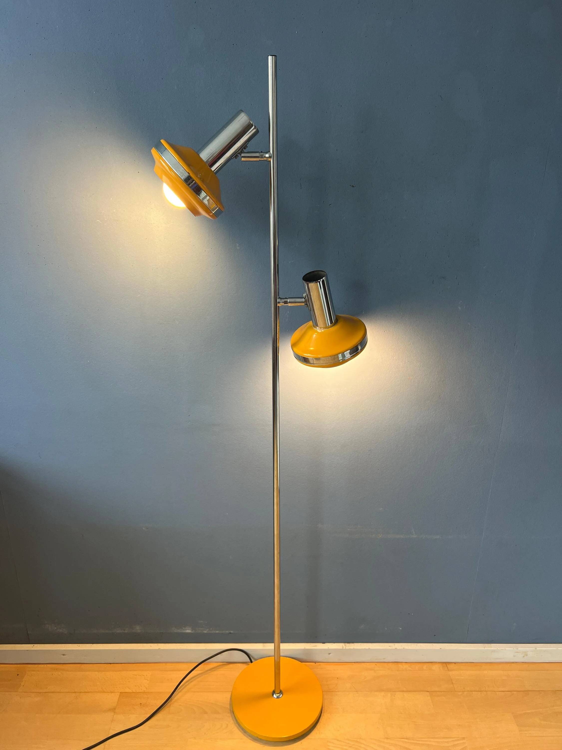 Space Age Mid-Century Floor Lamp Hustadt Leuchten