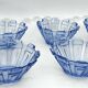 Art Deco Murano glass serving bowl set of 13. Italy 1930s
