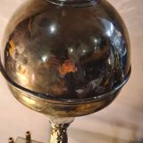 lamp, modernism, bronze, brass, metal, art nouveau 47x15 elec ok