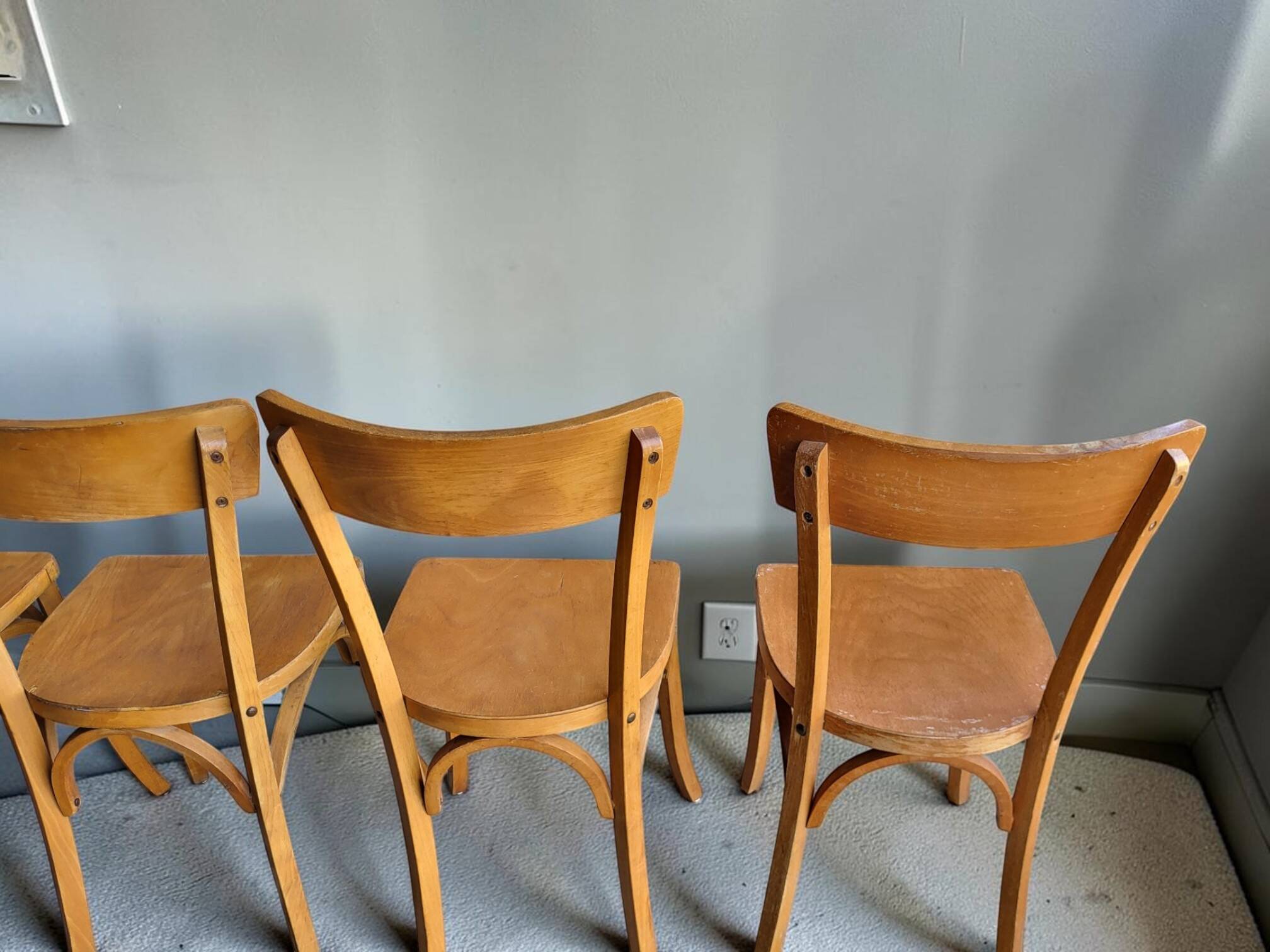4 Baumann chairs No. 55