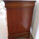 Cherry wood ogee chest of drawers - 4 drawers - 80s - long chest of drawers - Louis Philippe style