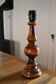 Lampe bois tourné vintage