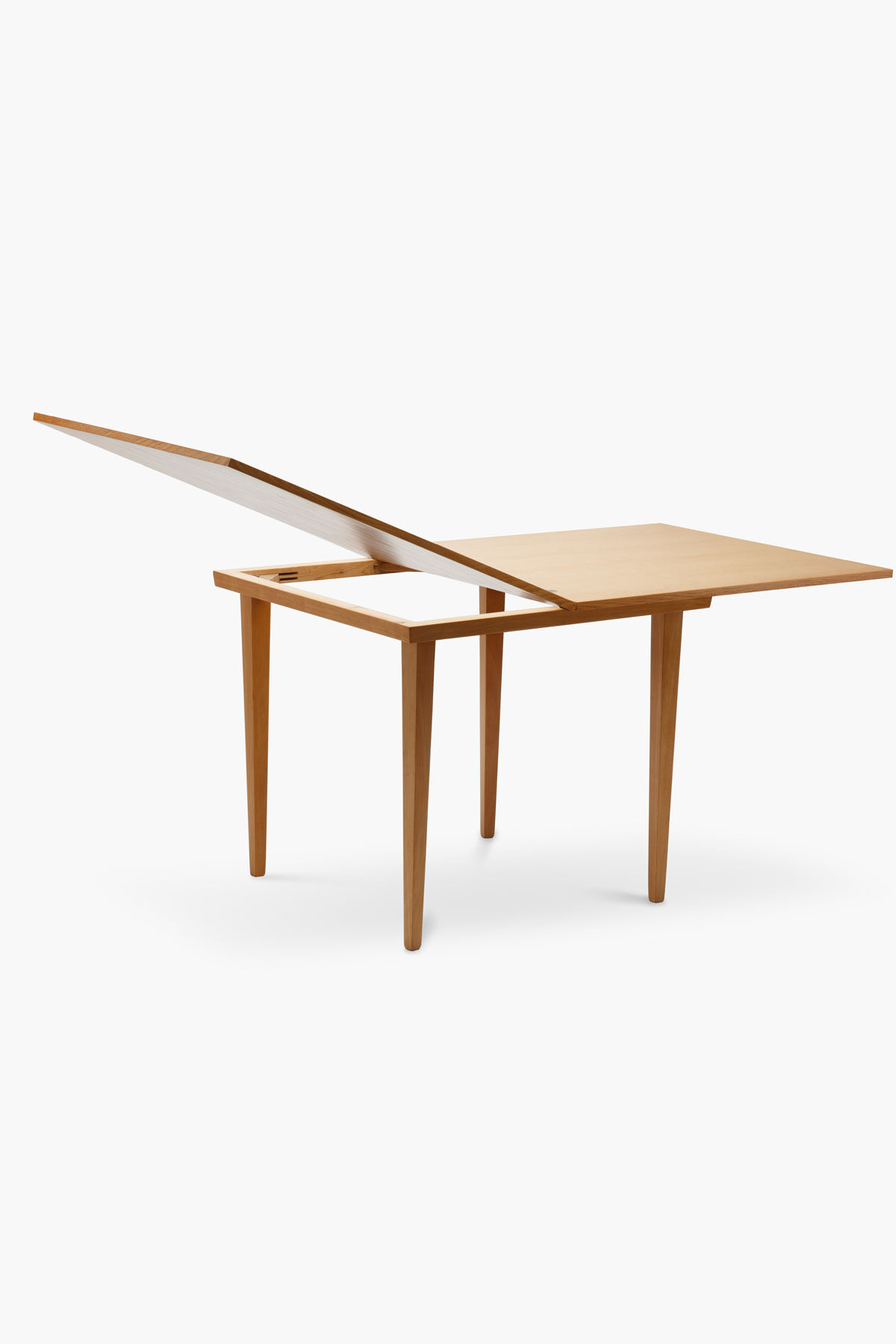 Table extensible en frêne des années 1960