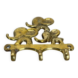 Brass "elephant" hook coat element by walter bosse herta baller, austria 1950s