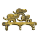Brass "elephant" hook coat element by walter bosse herta baller, austria 1950s