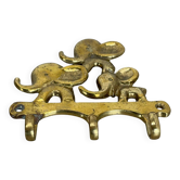 Brass "elephant" hook coat element by walter bosse herta baller, austria 1950s