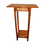 Console en bois et rotin "maugrion"