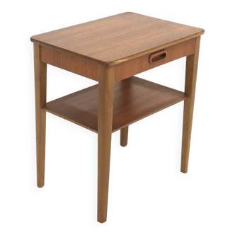 Table de chevet scandinave en teck, Suède, 1960