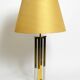 Pair of very rare 1970s XXL brass table lamps from Vereinigte Werkstätten