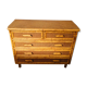 Commode cannage et bambou