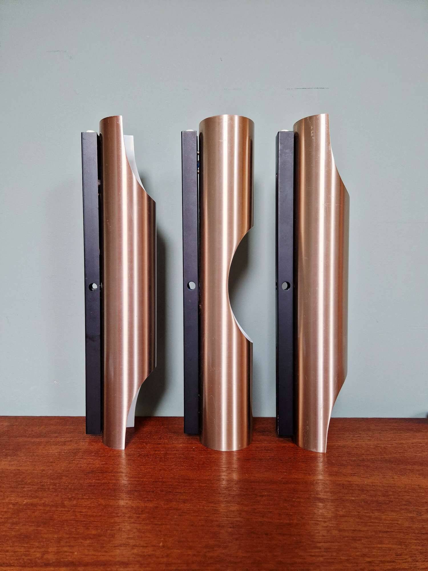 Set of 3 wall sconces FUGA, RAAK Amsterdam, 1960-70