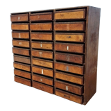 Old wooden craft furniture 27 drawers