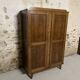 Antique wardrobe in solid oak