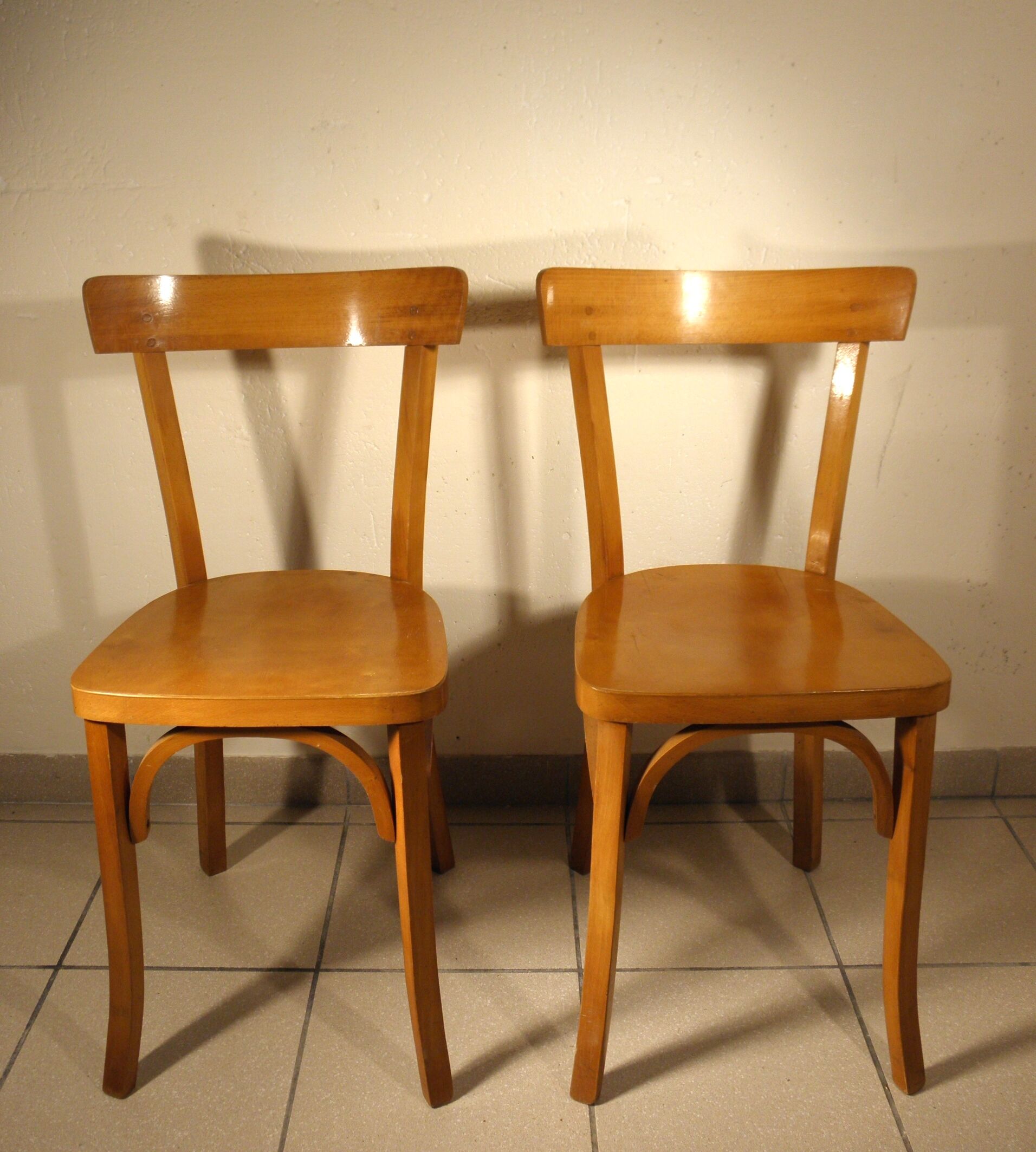 Pair of bistro chairs 1960