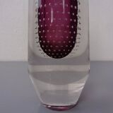 Glass vase by Gunnel Nyman for Nuutajärvi Notsjö, Finland, 1940s.