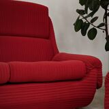 Complete red salon jitona style atlantis space age 1970