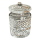 Confit jar / honey pot in signed Waterford crystal